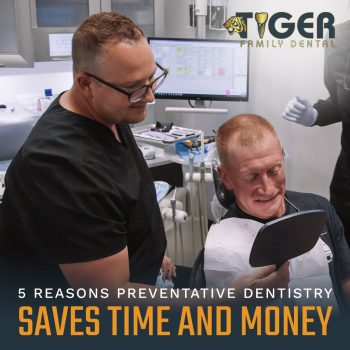 Learn how preventative dentistry can save you time and money. Sedalia dentist, Dr, Ehlers at Tiger Family Dental, explores 5 key benefits to keep your smile healthy and avoid costly treatments.