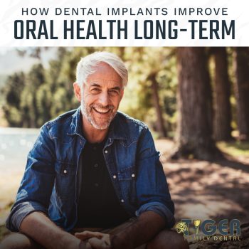 Learn how dental implants at Tiger Family Dental provide long-term oral health benefits. Replace missing teeth with durable, natural-looking solutions.