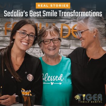 Discover how Tiger Family Dental has helped Sedalia residents achieve stunning smile transformations. See real stories and results here!